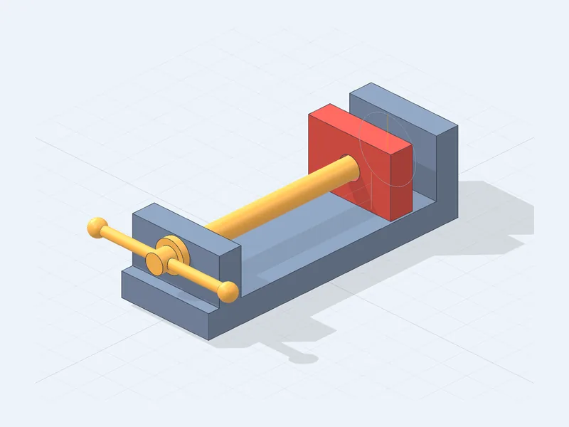 Étau d’établi, Construit par CAD Genie