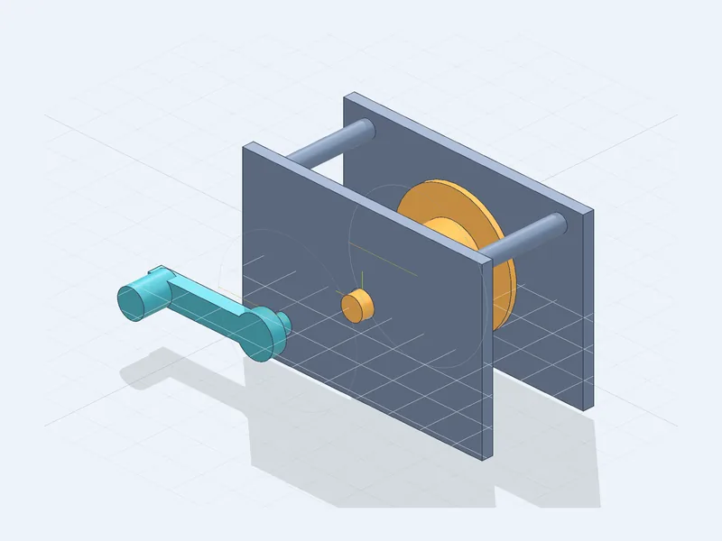 Moulinet de pêche, Construit par CAD Genie